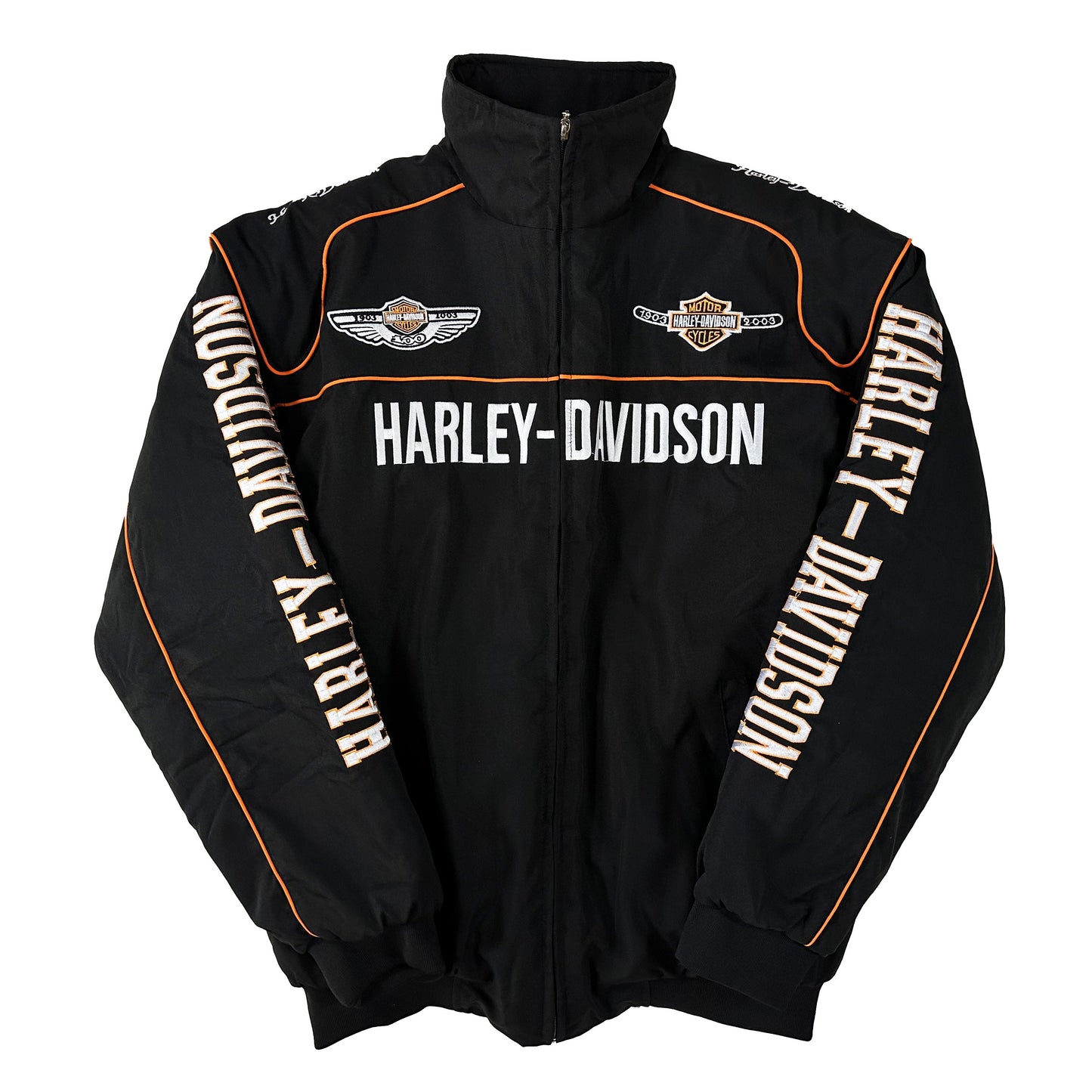 Harley Racing Jacket, Embroidered Unisex Jacket