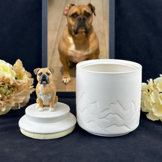 Custom Pet Dog Urn,Dog Ashes Box,Personalized Pet Memorial Urn,Dog PortraitUrn,Dog Parent Gift,Pet Cremation Urn,Gift for Pet Loss