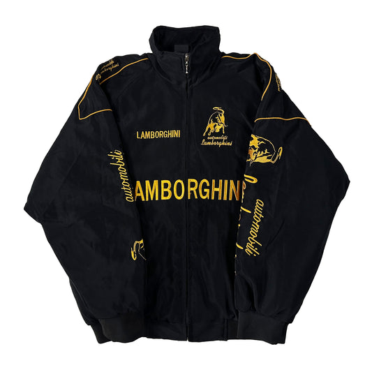 Lamborghini Racing Jacket, Embroidered Unisex Jacket