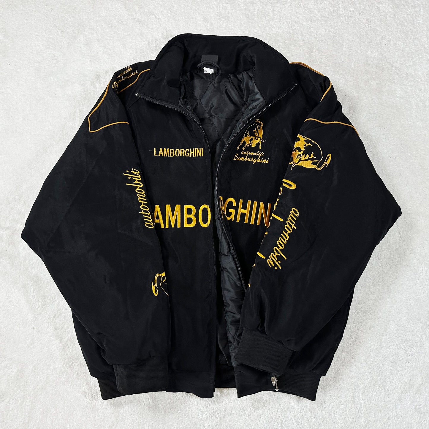 Lamborghini Racing Jacket, Embroidered Unisex Jacket