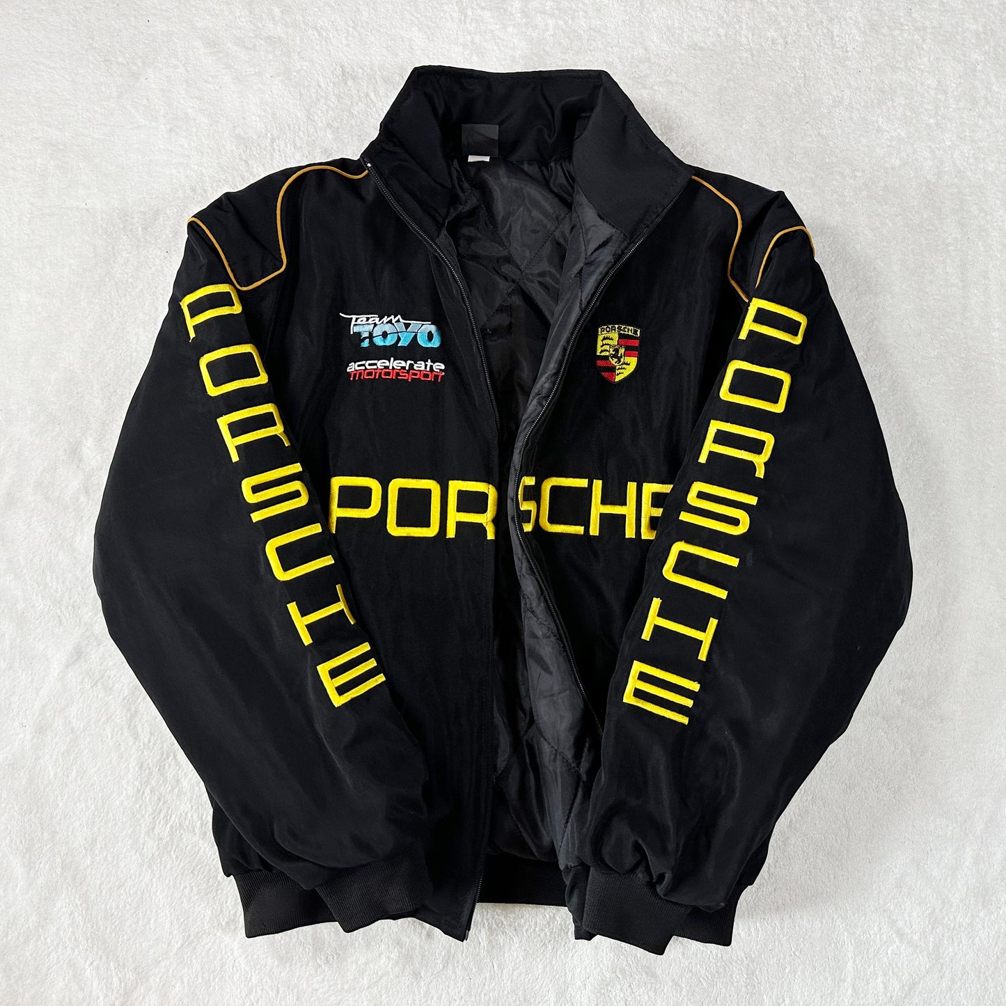 Porsche Racing Jacket, Embroidered Unisex Jacket