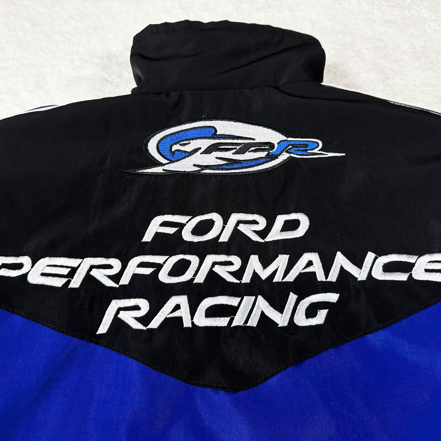 Ford Racing Jacket, Embroidered Unisex Jacket -Black