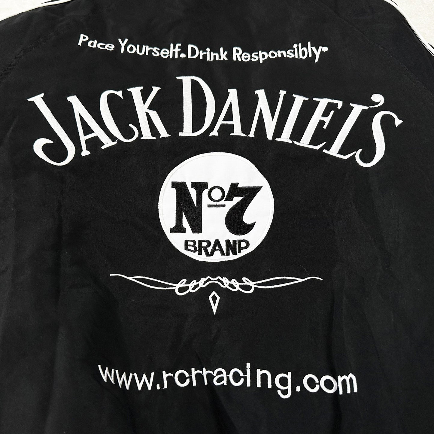 Jack Daniels Racing Jacket, Embroidered Unisex Jacket