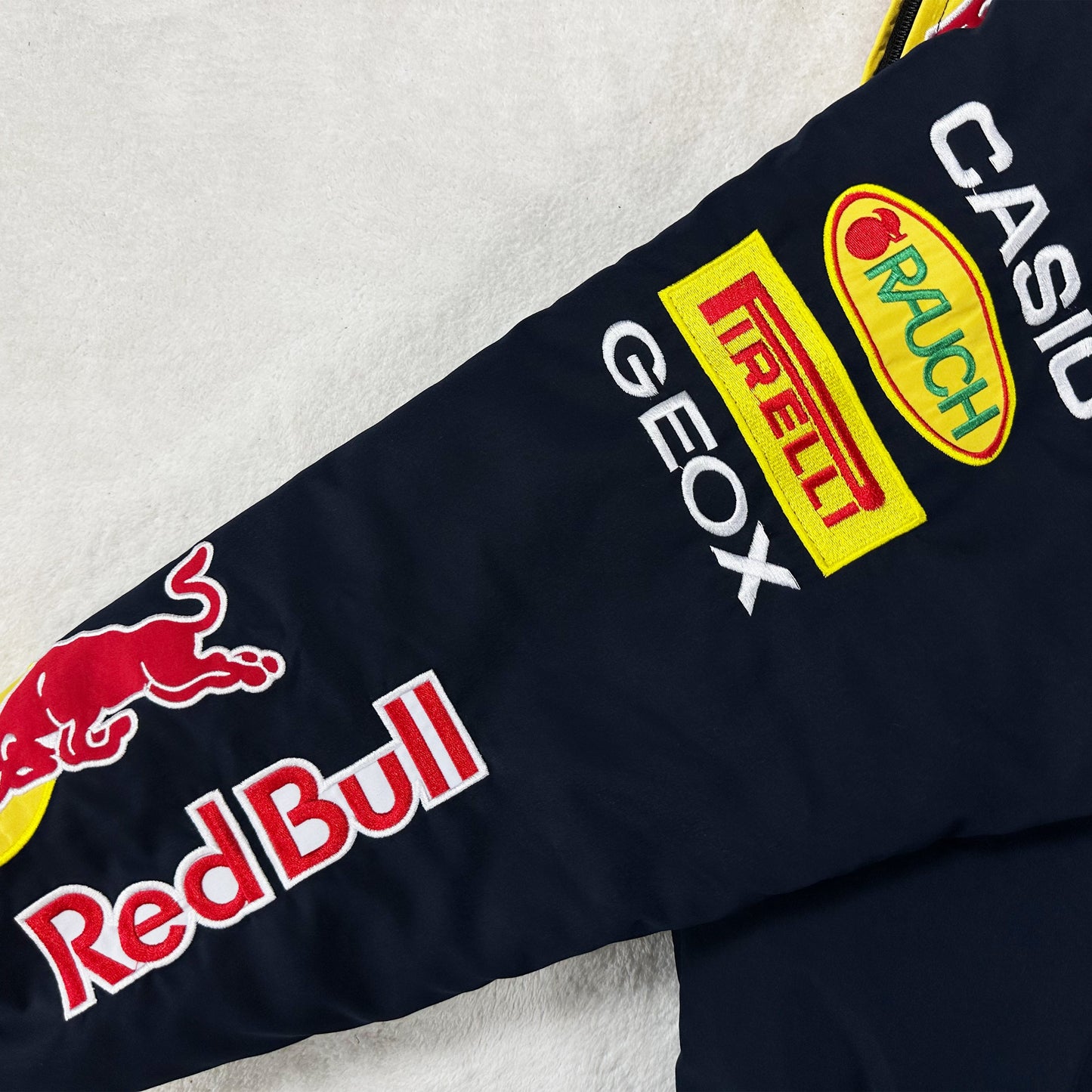 Red Bull Racing Jacket, Embroidered Unisex Jacket