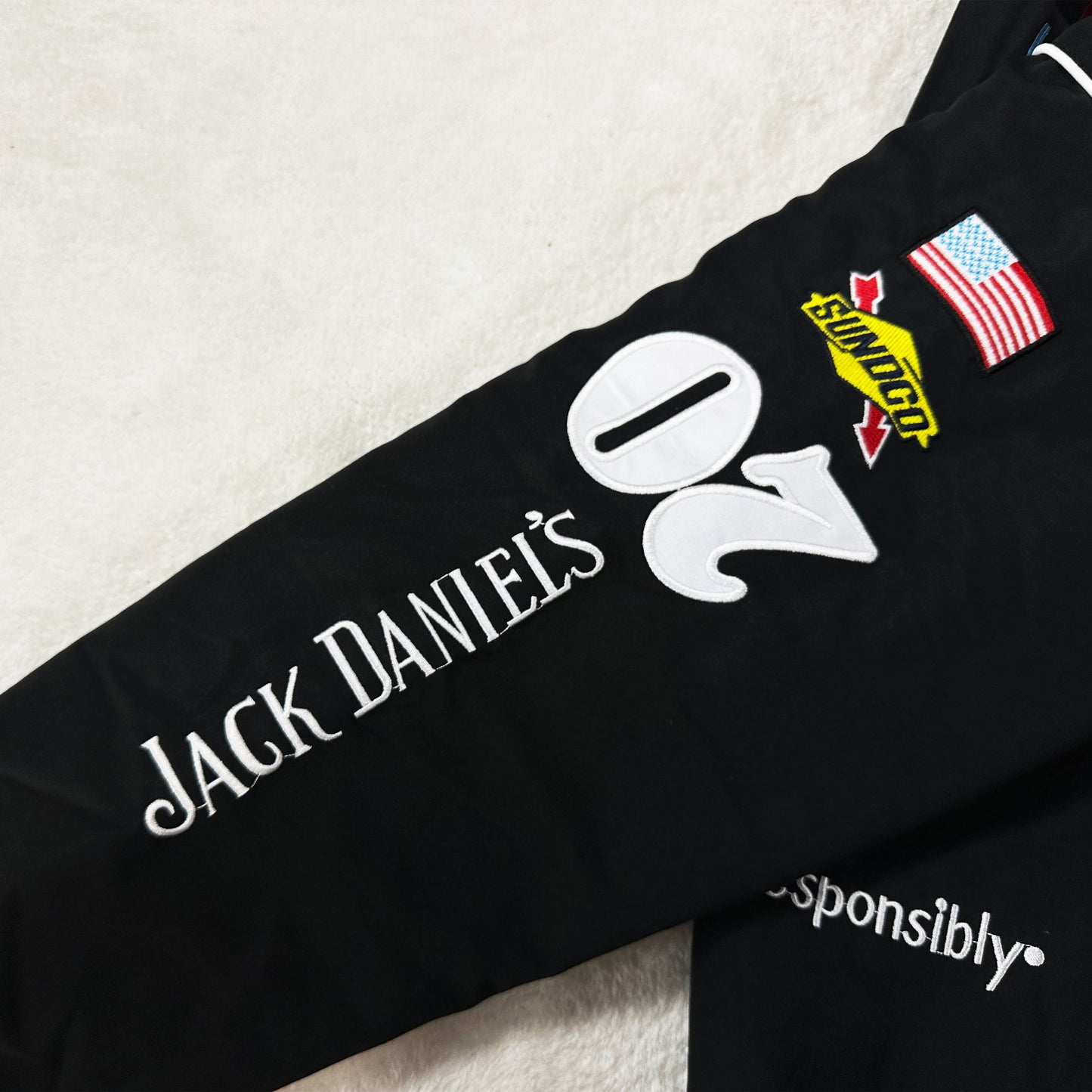 Jack Daniels Racing Jacket, Embroidered Unisex Jacket