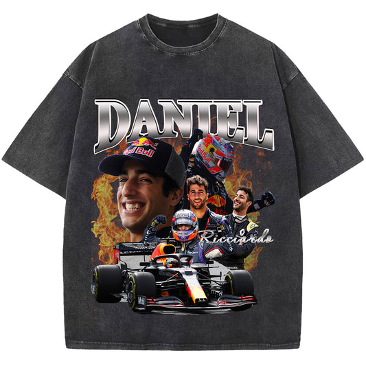 Daniel Richard T-shirt, Vintage F1 T shirt, Formula 1 Racing Tee Shirt, Unisex Short Sleeve