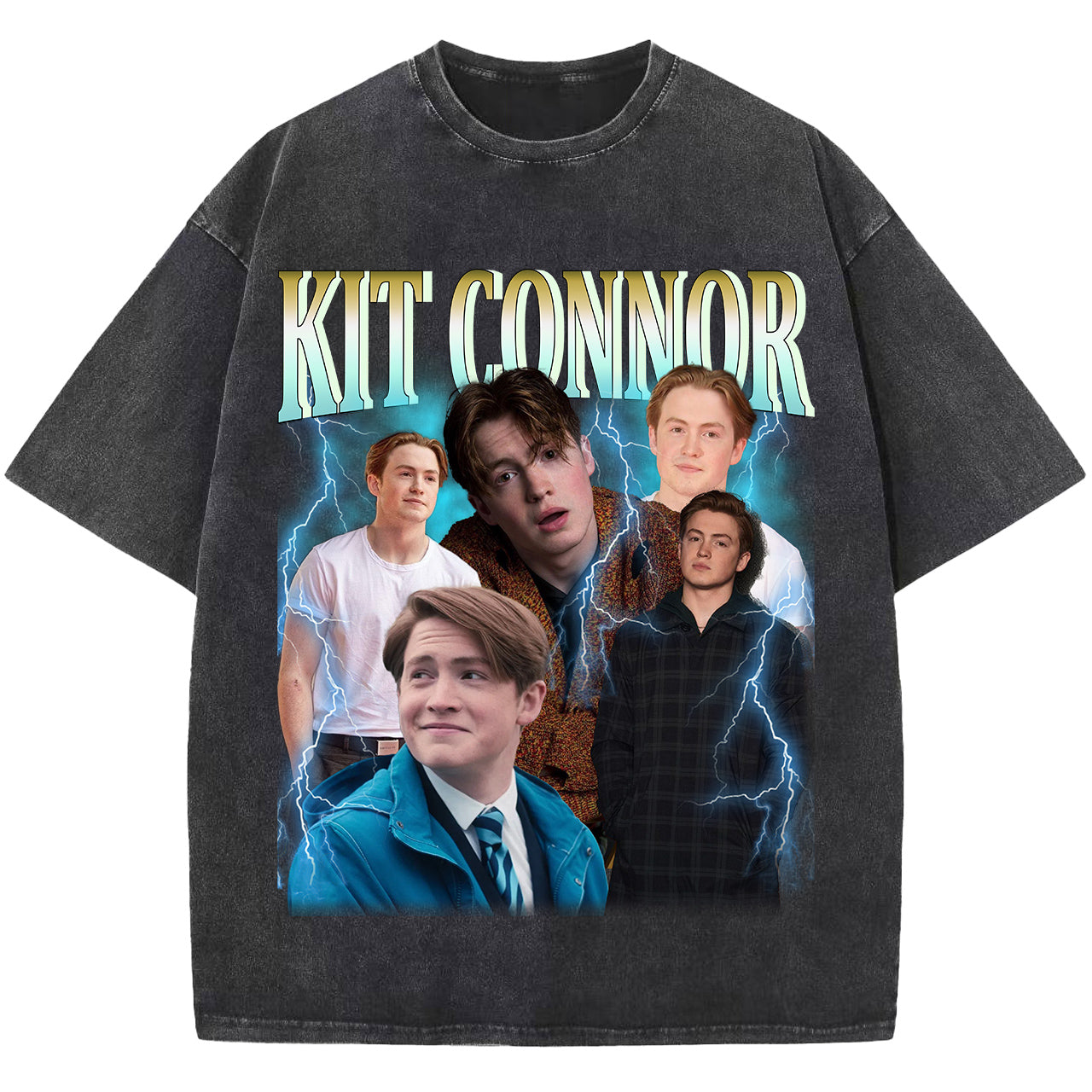 Kit Connor Washed T-shirt, Vintage T Shirt, Stars Tee Shirt, Unisex Short Sleeve